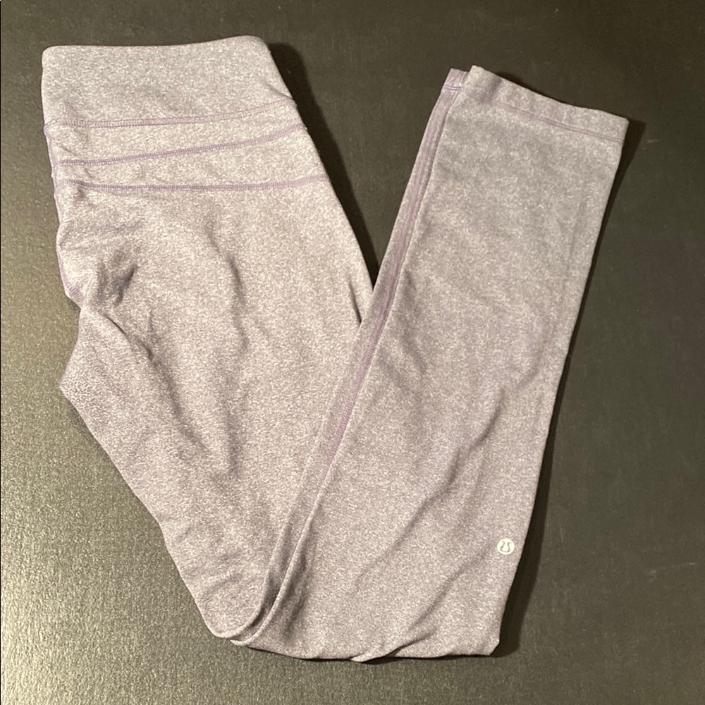 Lululemon Gray Yoga Pants • straight leg with back pocket • size 10